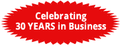 Celebrating 30 YEARS in Business